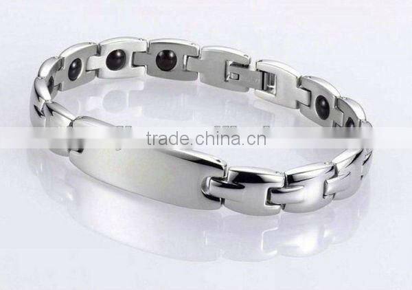 Fashion 4 in 1 bio magnetic titanium bracelet #11008