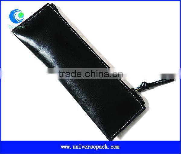 Hot selling white pu leather cosmetic bag