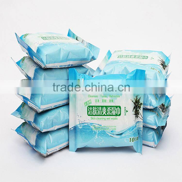 2015 New Products Cheap sanitizing hand wet tissue