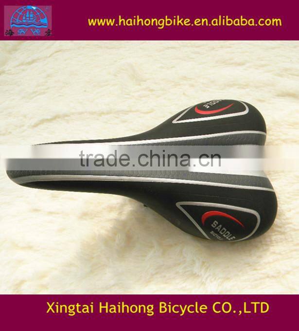 Soft Bicycle saddles cover with red or green line/mountain bike seats cover