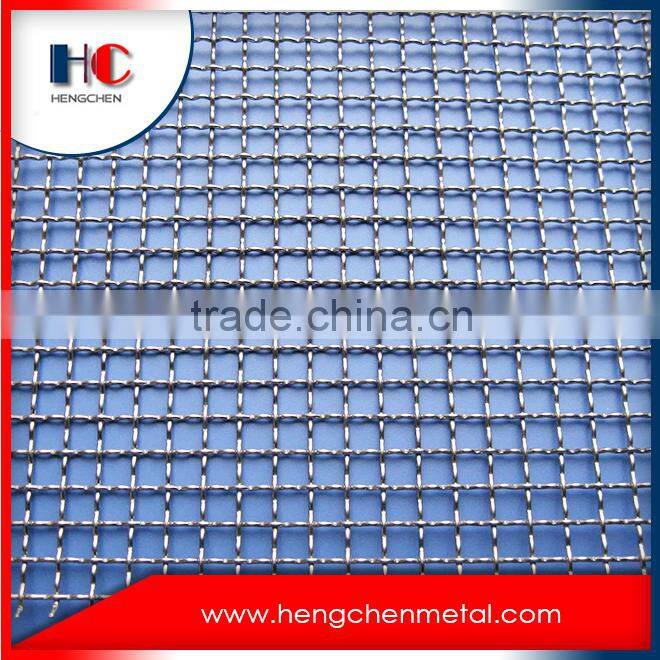 Architectural crimped wire mesh netting