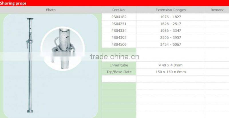 Professional pupular new product steel prop nut