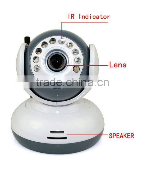 2.4ghz 7 inch screen digital wireless two-way intercom baby monitor