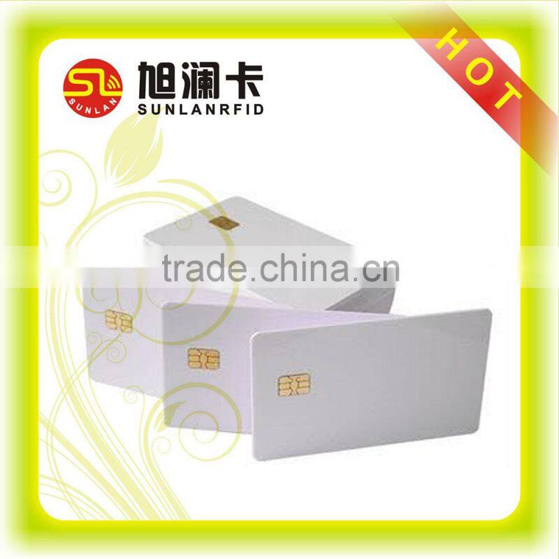 CR80 size plastic rfid chip smart ic card for hotel access control