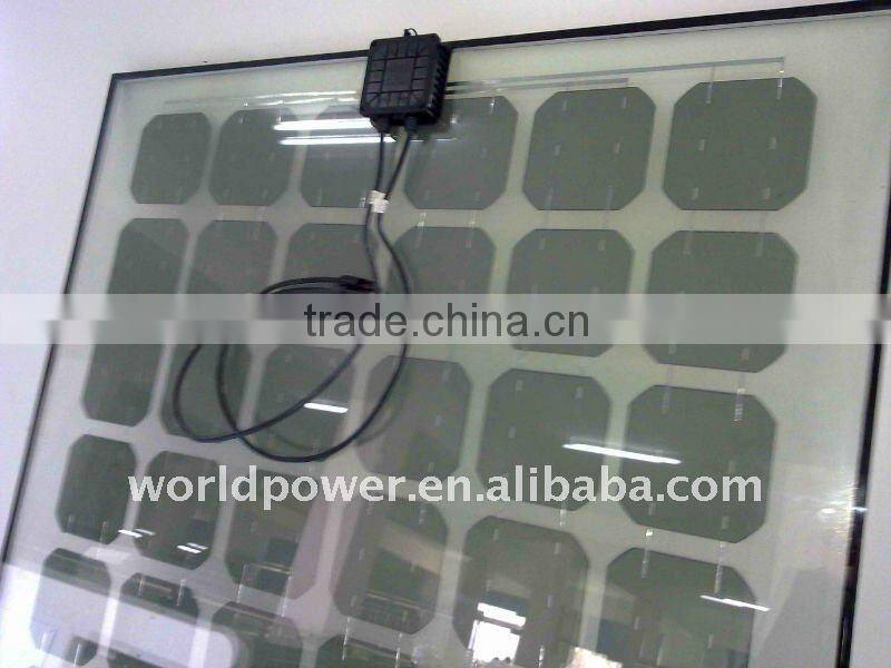 For Bus Stop Transparent BIPV Solar Panel