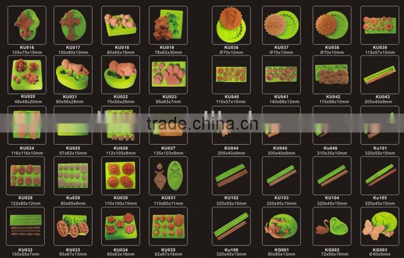 Garland 3D Silicone Fondant Cake decoration Mould