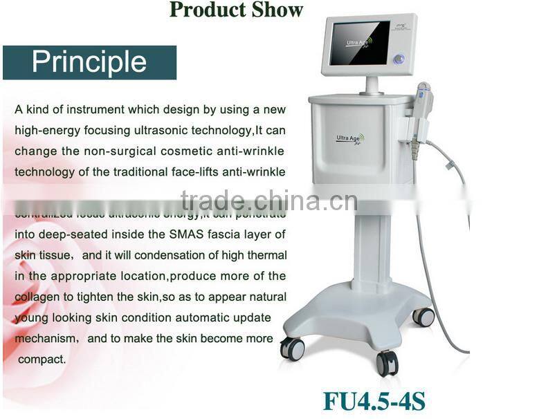 2016 FU4.5-4S portable hifu/hifu high intensity focused ultrasound