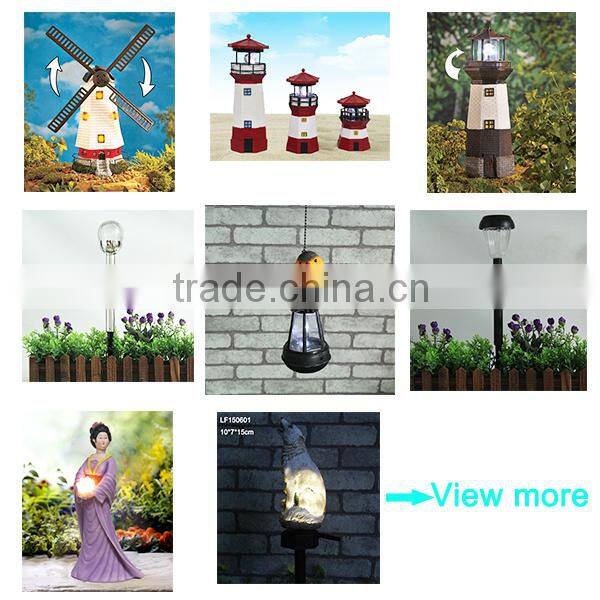 Resin solar mushroom lamp garden decor