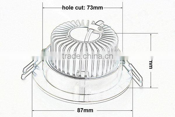LED Downlights China 3W with CE C-TICK RoHS