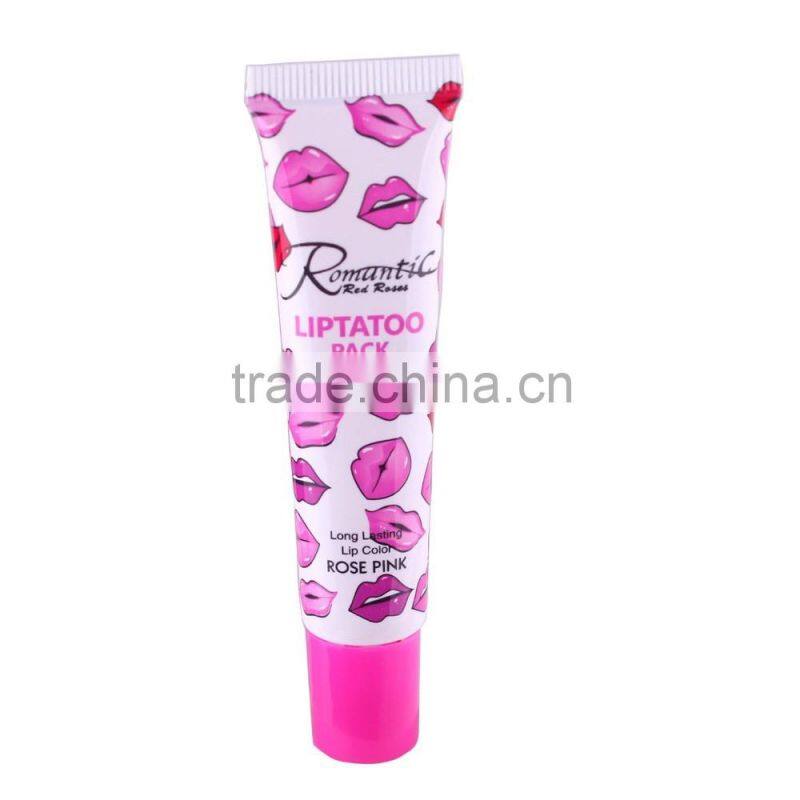 Romatic Bear matte liquid long lasting lipstick peel off gloss for the sexy full lips
