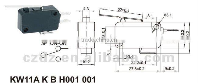High quality low price push button zippy Micro switch,microswitch button for games machine