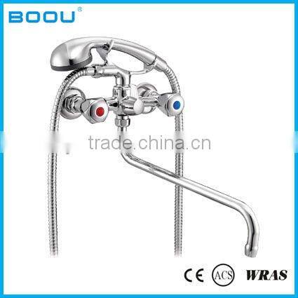 economic double handle basin faucet