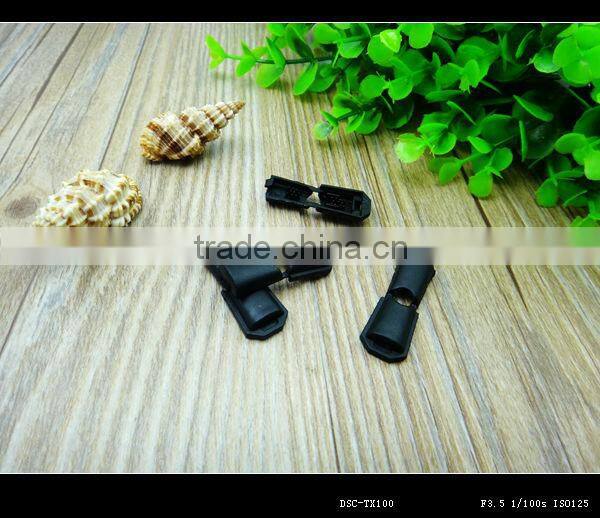 Decorative Plastic Cord Lock Stopper for Garments