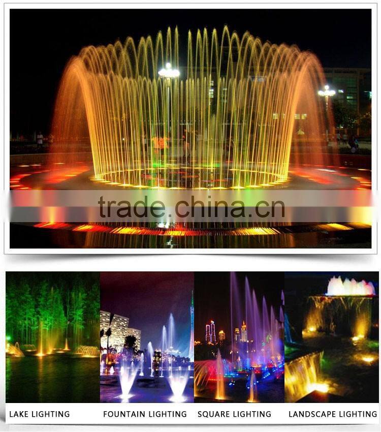 colorful outdoor fountains light led underwater light 12W RGB 24V
