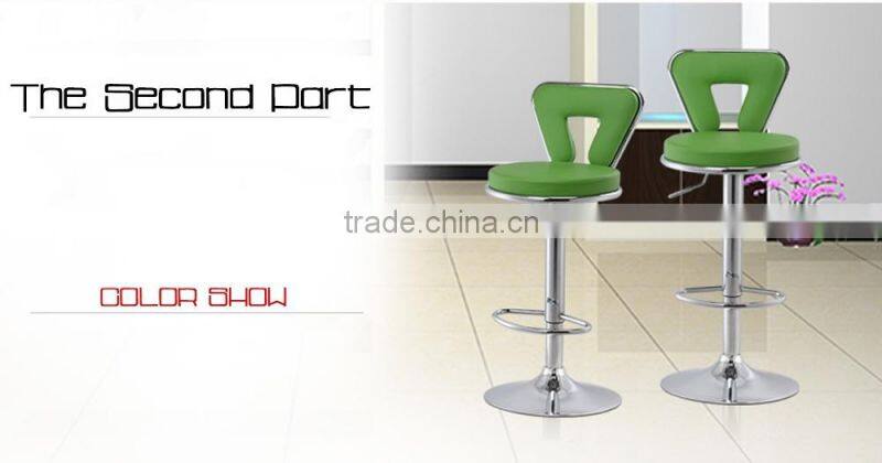 Beautiful beige leather bar stools, up and down bar stool for sale