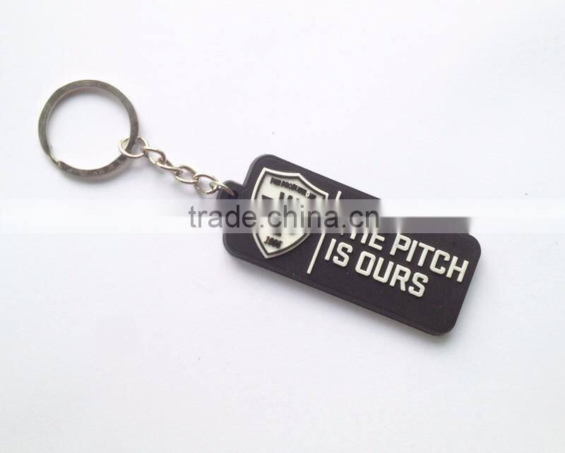 Promotional gifts Rubber Key chain /Custom PVC Keychain / Plastic Silicon Keychain