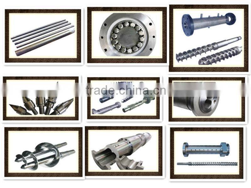 High mixing performance screw and barrel for rubber and plastic machine