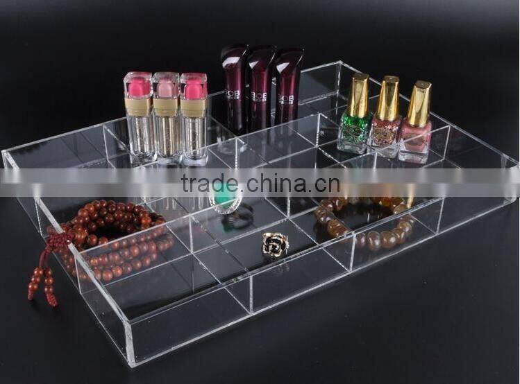 with lid acrylic jewelry holder display box