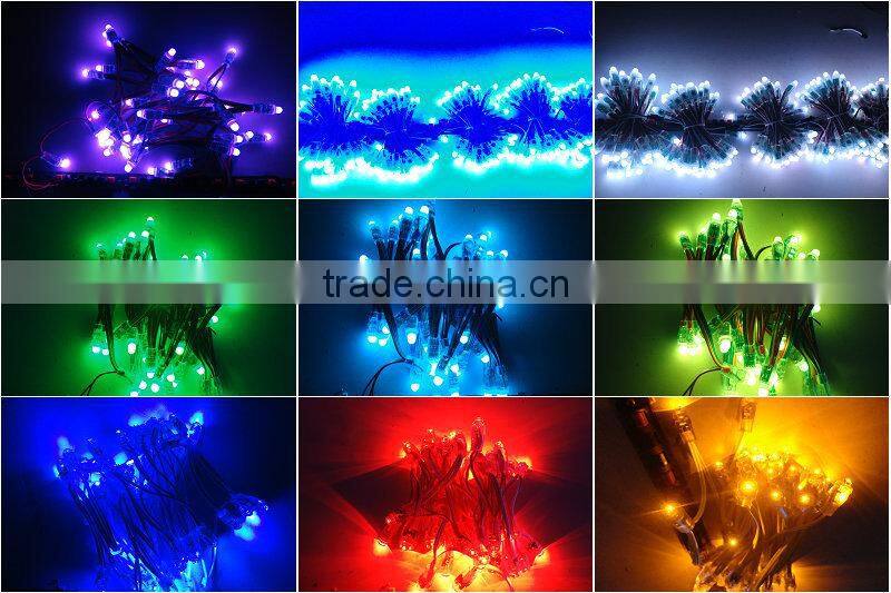 led small bulb 12mm RGB full color