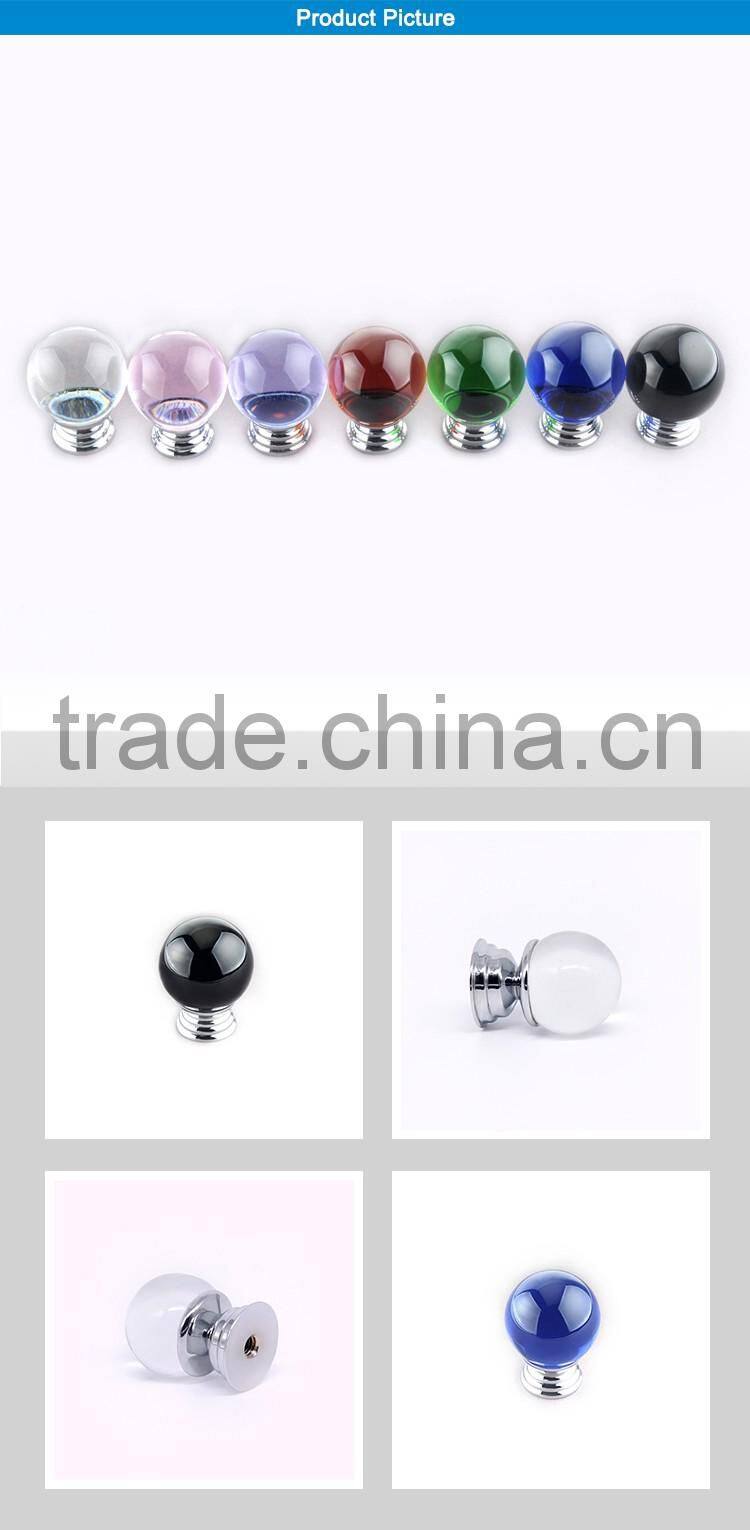 Shenzhen hardware factory acrylic crystal ball door knobs