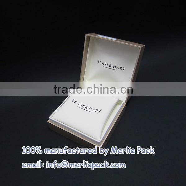New Empty Custom Jewelry Box Ideal For Bracelets Necklaces Earring Ring Set Universal with Microfibre Pouch Boxes