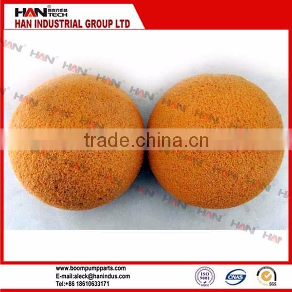 Concrete pumps cleaning sponge ball 100 125 for concrete pipe cleaning