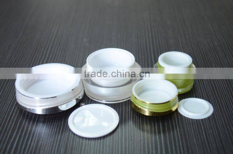 china wholesale packaging cosmetic cream plastic acrylic cosmetic jar