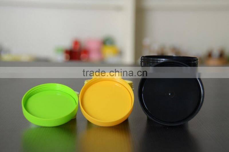 china free sample new design colorful plasitc cosmetic packaging pp jar