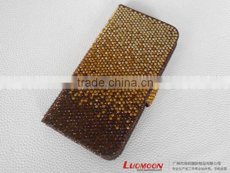 High Quality Diamond Leather Mobile Phone Case for iPhone 6 phone 6 plus