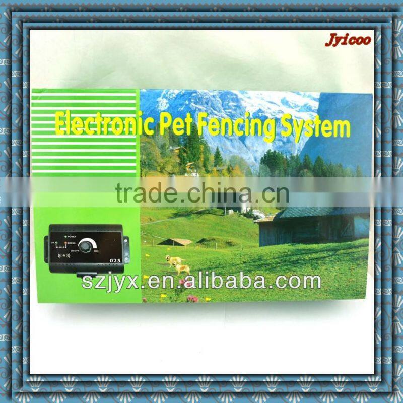 JY-X023 intelligent safe and easy to control dog electronic securiry boundary fence 300m wire system