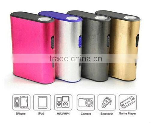 4400mah rechargeable portable power bank mini pocket power bank for emergency