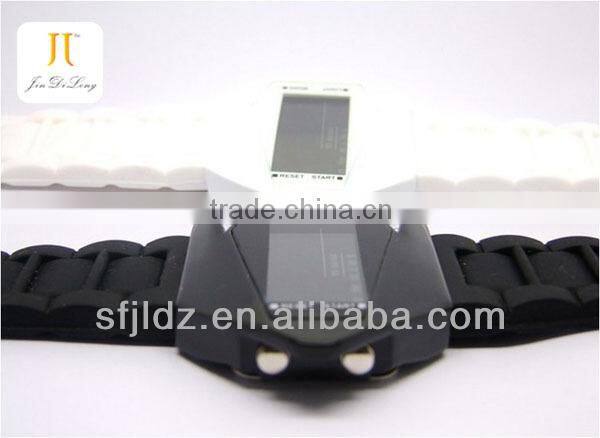 Digital Display and Silicone Strap LED Watches For Men