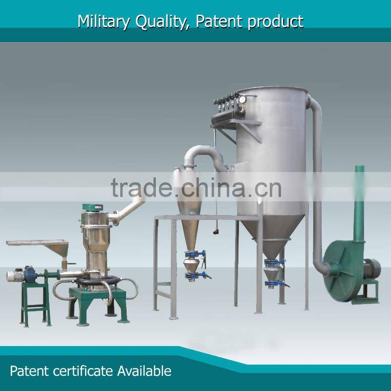 Military products! ultrafine and micronizer air classifer barite grinding mill