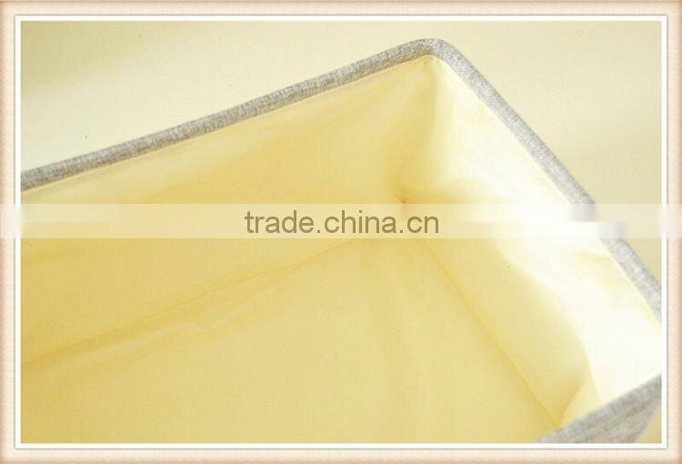 imitated linen storage basket/jute nonwoven laundry basket