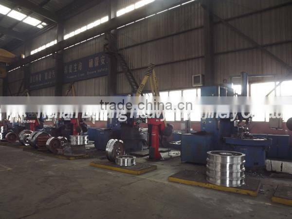 Crane Trolley Rail Wheels; Electric Forging Crane Wheel on Rail, Driving Trolley Wheels