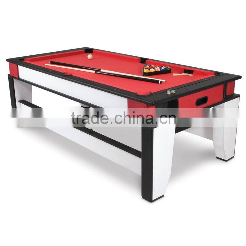 7' High quality 2 in 1 table games table with Factory promotion. Air hockey table, Pool table.