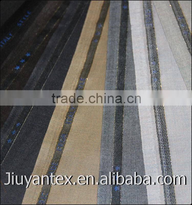 Indonesia hotselling trw twill two tone shiny silk touch men lady uniform suiting textile of clothing from supplier in China