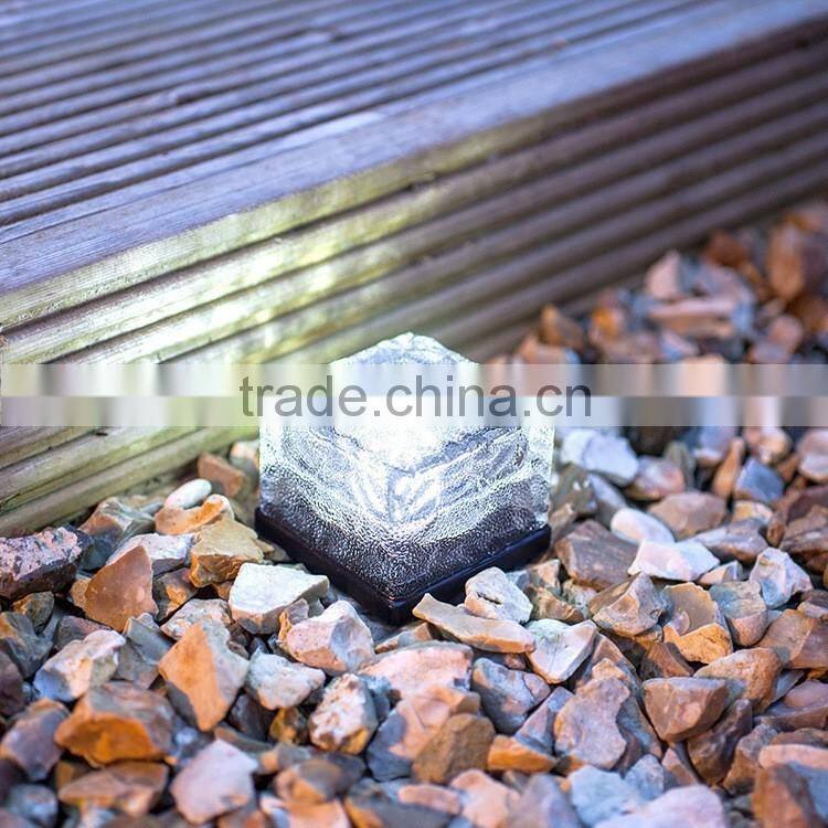 energy saving yellow integrated greenway solar ice brick light