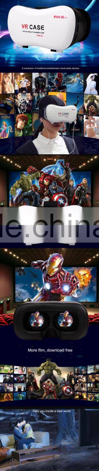 New Generation Vr Casse/box 3D Glasses for Enjoy 3D Game/Movie on Smartphones