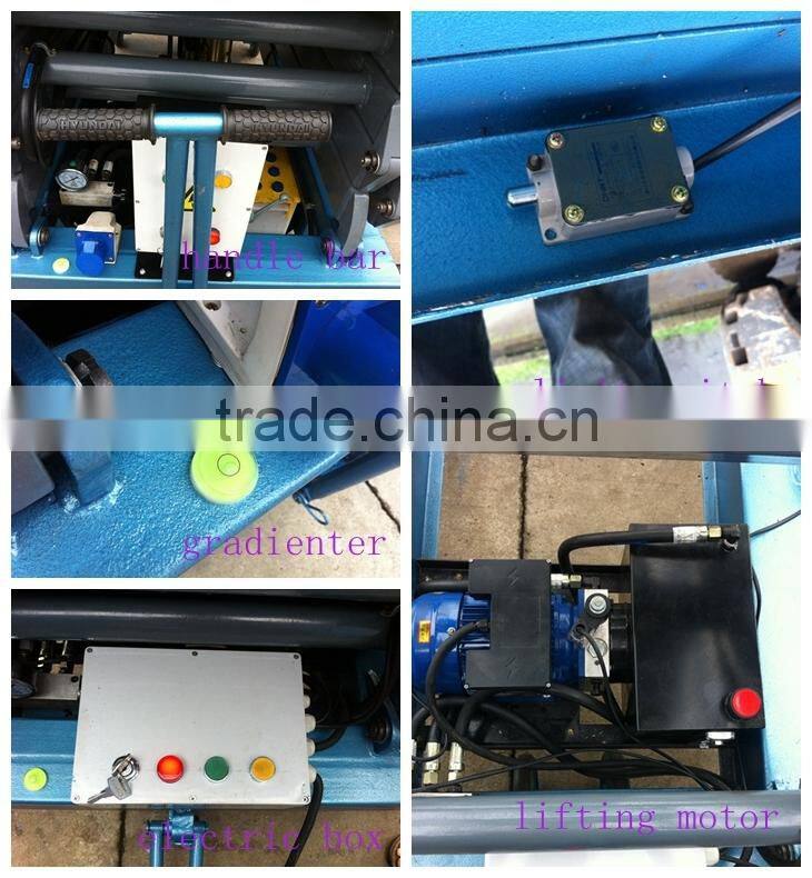 HOCEN Electric Forklift High Rise Stationary Scissor Lift Platform Drum Lifter Forklifts Lift Table Fix Scissor Lift Manual Fork