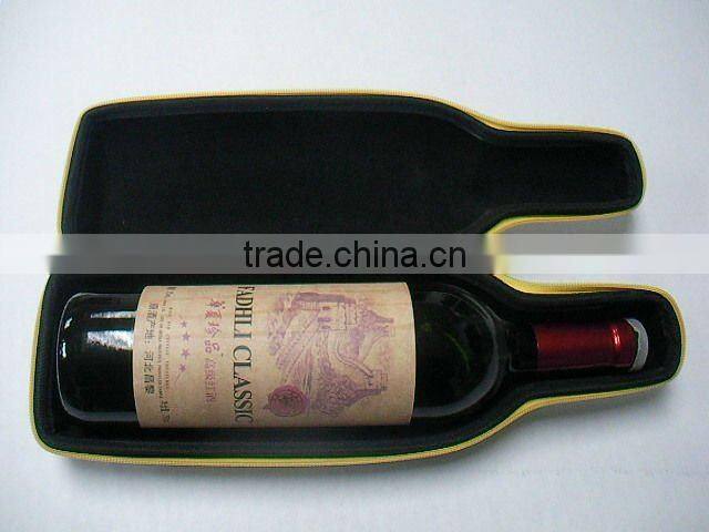 GC-- New design PU smooth surface bottle packaging Champagne eva cases