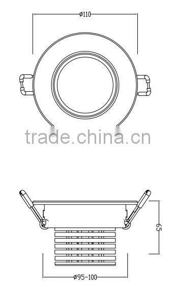 high quality 3 inch 10w led downlight housing with best price