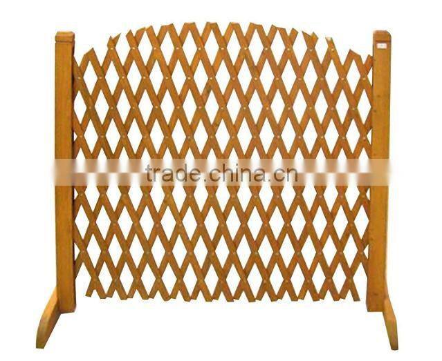 Cheap arch top lattice fence , wooden garden fence