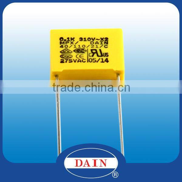 Made in Taiwan coated PPN Polypropylene 0.47uf 0.01uf film 474j capacitor