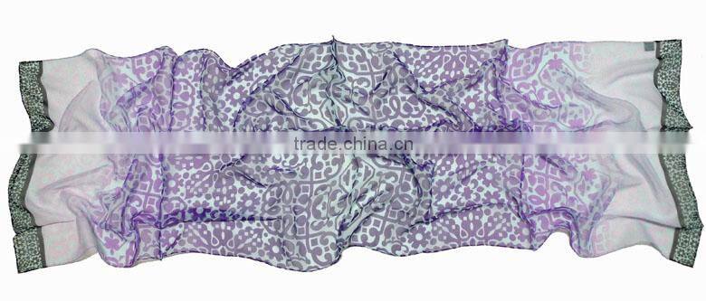 100% custom silk scarf handmade