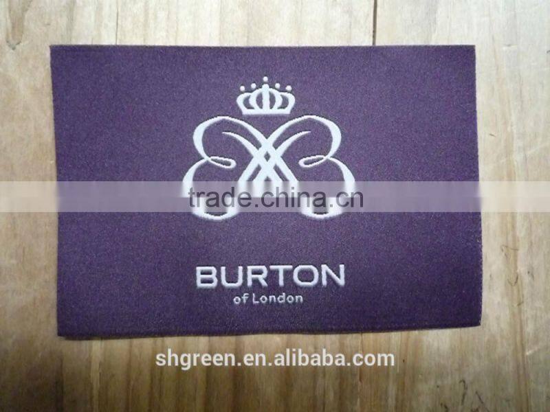 soft damask washing instructions woven label for down wear