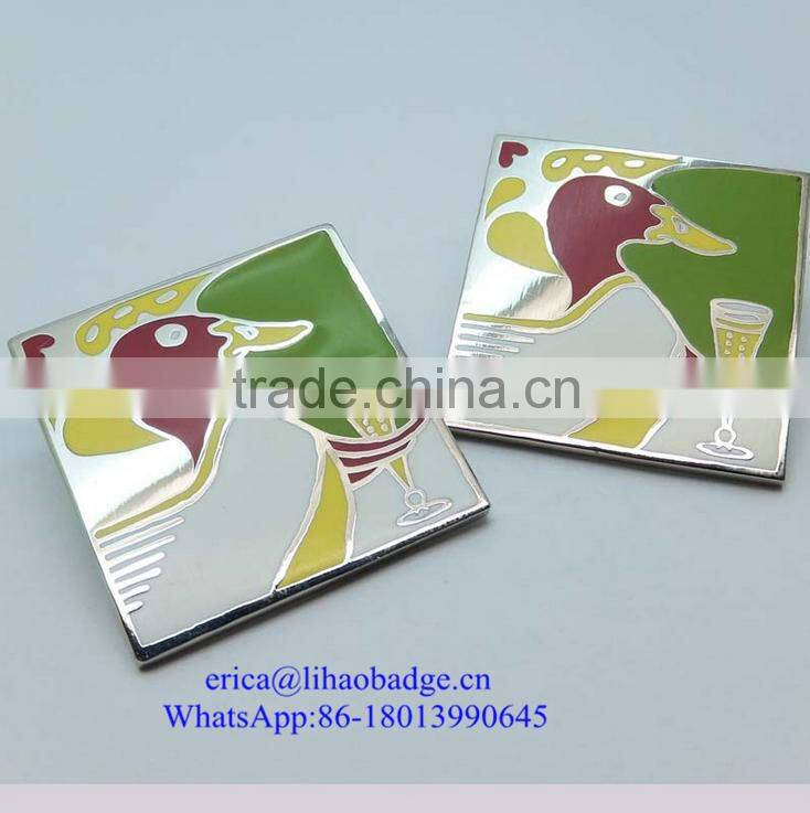 2016 hot-sale pin badge customized pin people and number metal badge