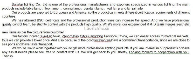 China Supplier Interior Decoration Colorful Glass Commercial Led Pendant Lighting