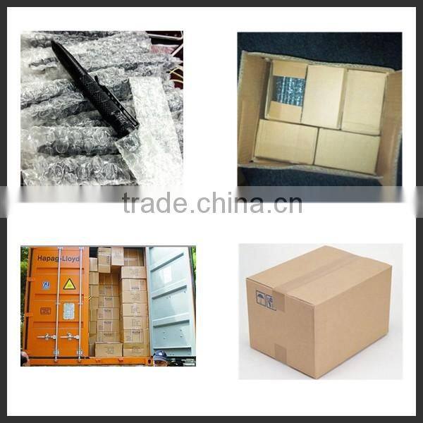 Titanium car door open glass breaker pocket survival tool tactical ball pen as personal self defense products