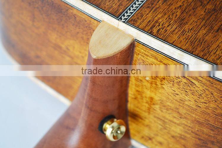 Natural Wood china manufacture acoustic guitar 41'' professional instrument for sale (HF-720SS)